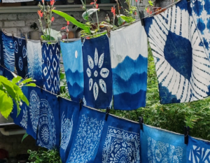 Indigo Blue Print: The Poetry of Blue and White Woven Through Time
